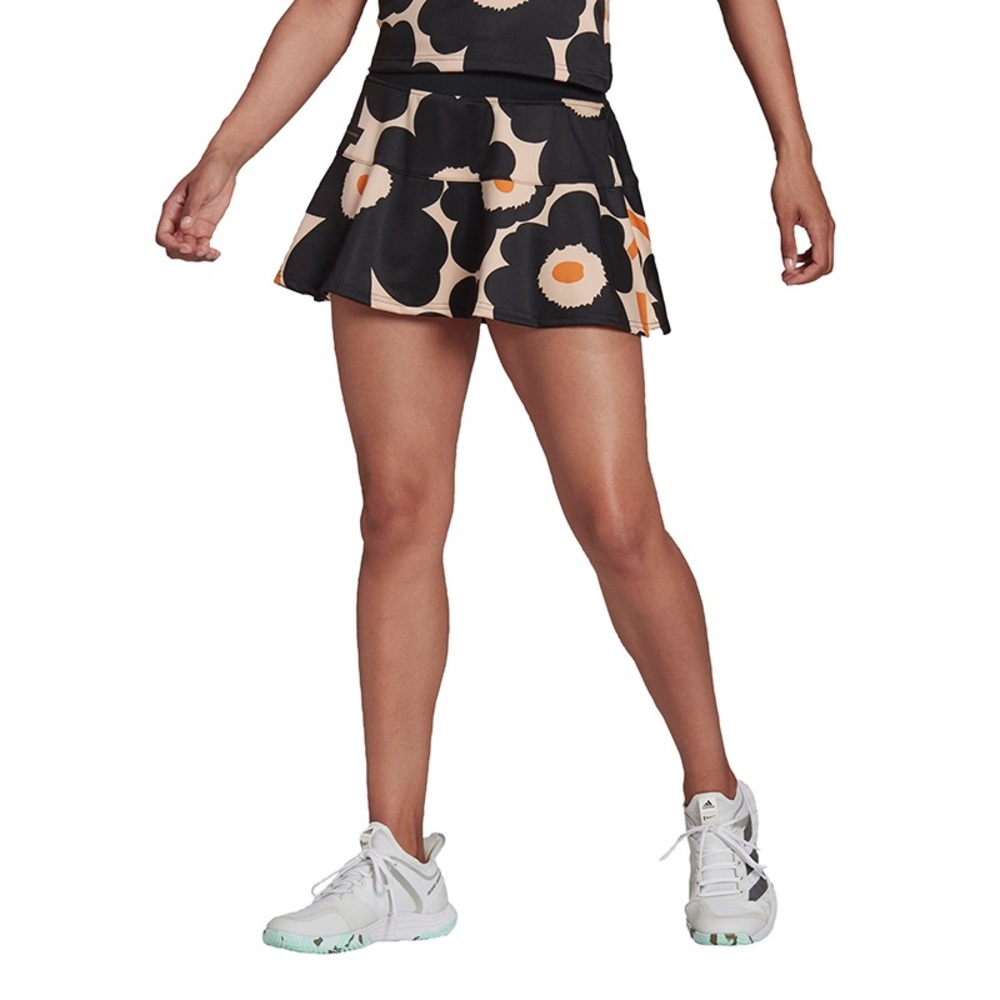 adidas Marimekko Match Skirt (W) (Peach/Black)